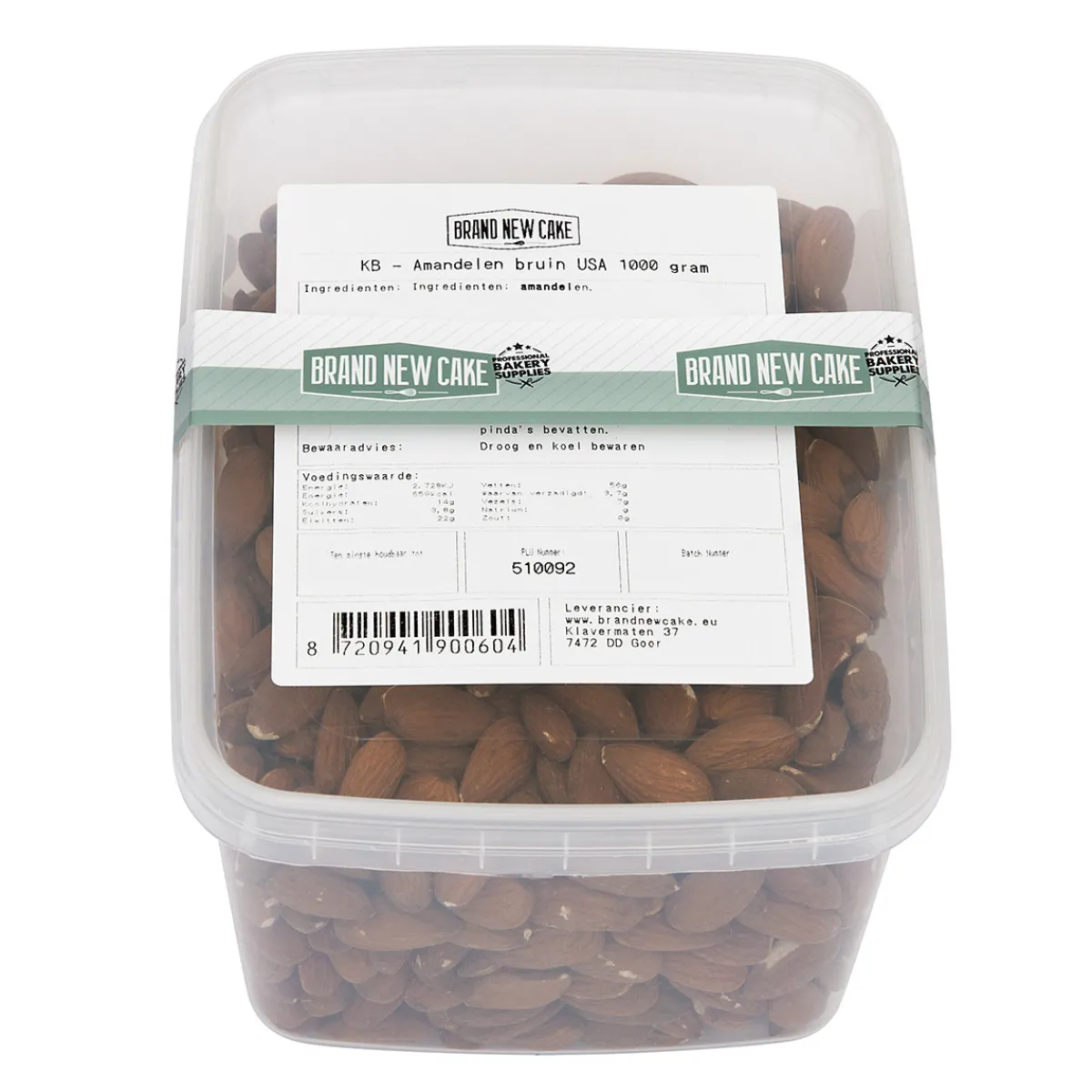 Discount BrandNewCake Amandelen Bruin 1kg