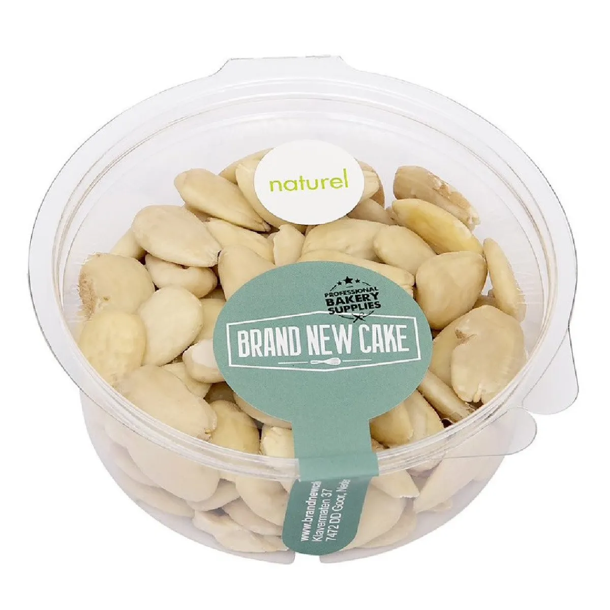 Sale BrandNewCake Amandelen Wit (zonder vlies) 150g