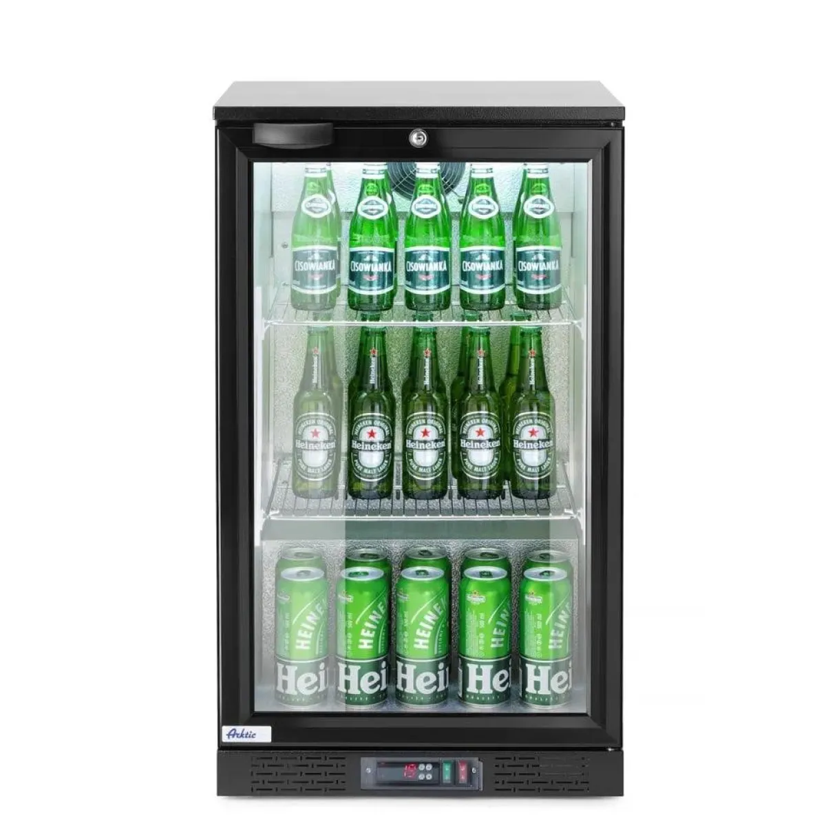 Discount Hendi Arktic Backbar koelkast met enkele deur 500x530x(h)865mm