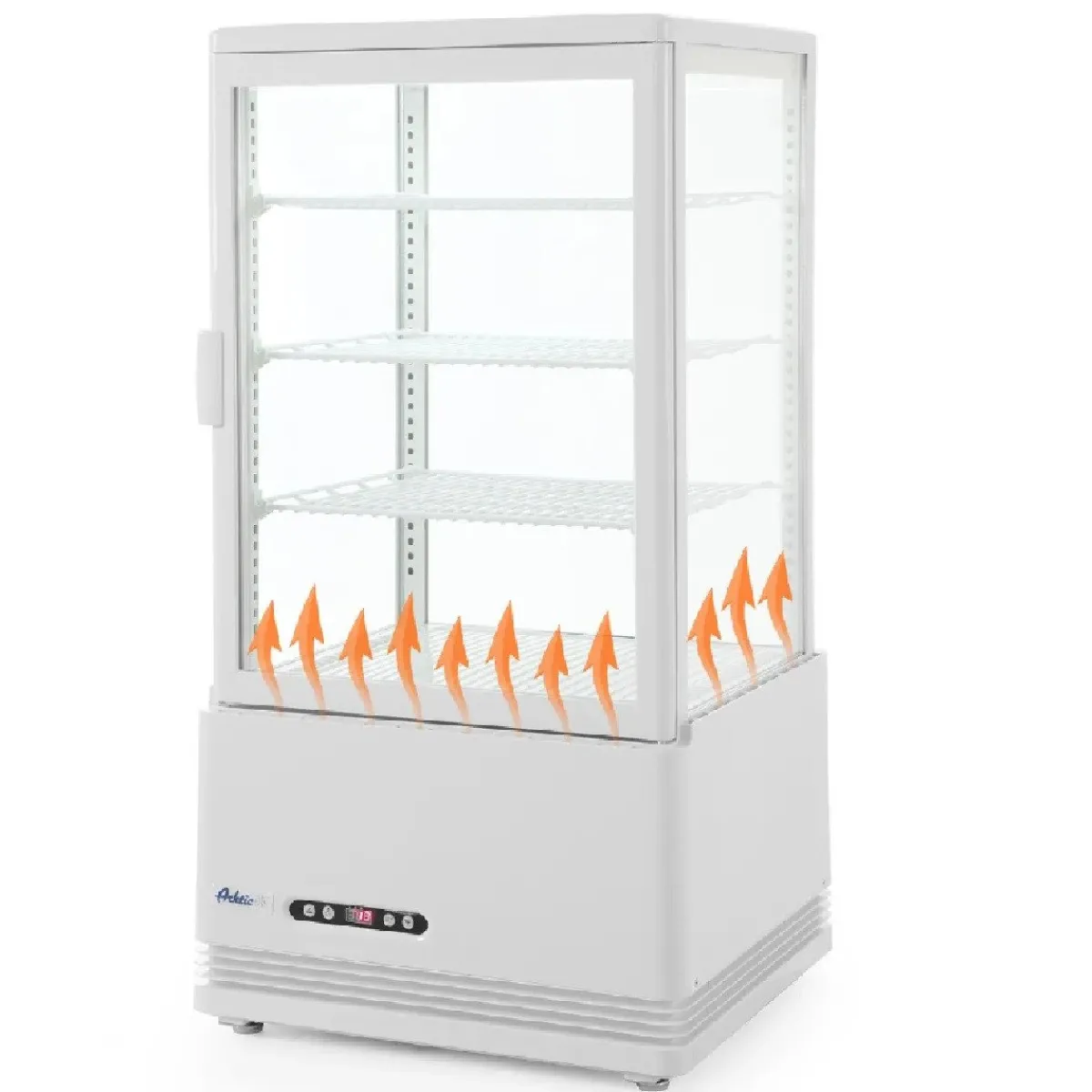 Best Hendi Arktic Koelvitrinekast Wit 68 Liter