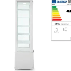 Hendi Arktic Koelvitrinekast Wit 270 Liter