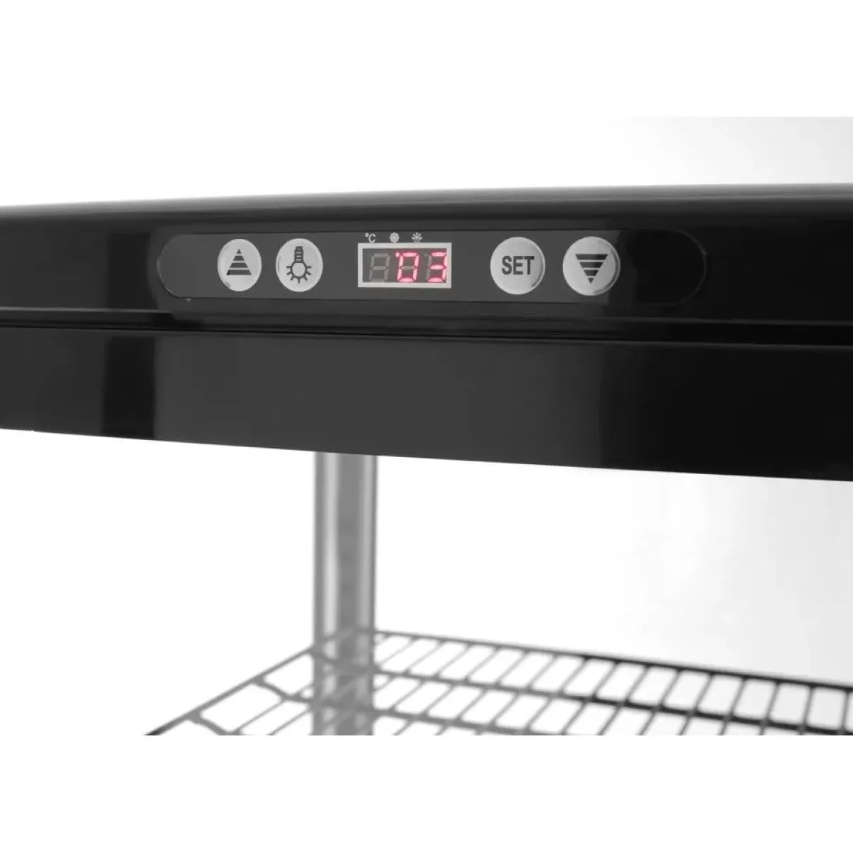 Best Hendi Arktic Koelvitrinekast Zwart 270 Liter