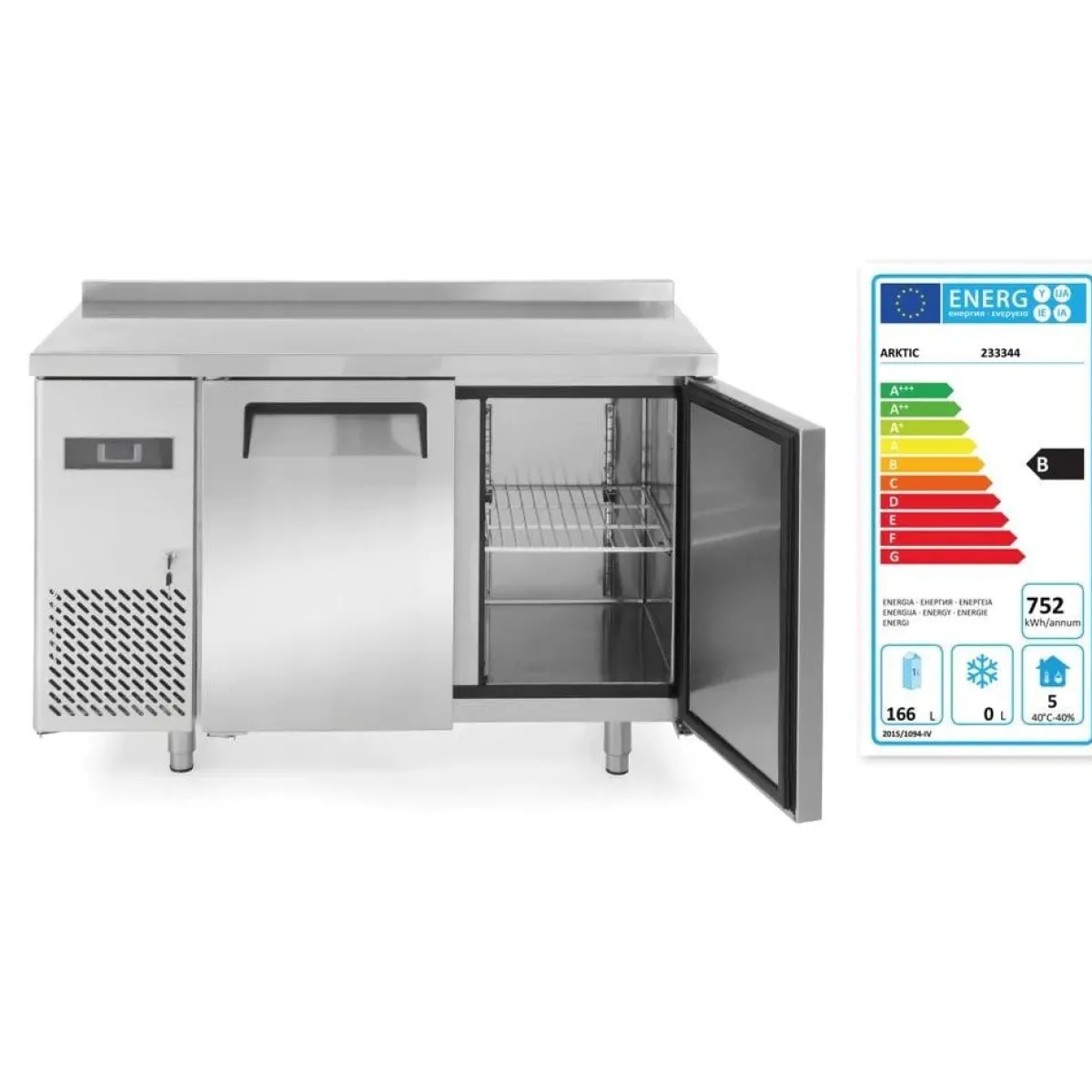 Best Hendi Arktic Koelwerkbank met 2 deuren Kitchen Line 220L