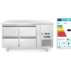Clearance Hendi Arktic Koelwerkbank met 4 lades Profi Line 280L