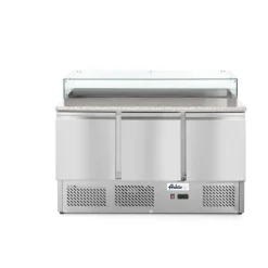 Clearance Hendi Arktic Pizzawerkbank met 3 deuren 380L