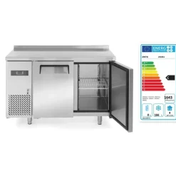 Clearance Hendi Arktic Vrieswerkbank met 2 deuren Kitchen Line 220L