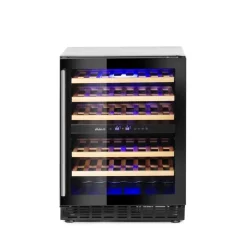 Hendi Arktic Wijnkoeler 2 zones 46 flessen