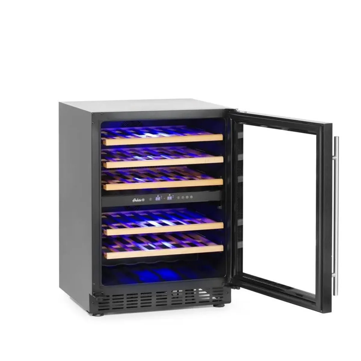 Hendi Arktic Wijnkoeler 2 zones 46 flessen