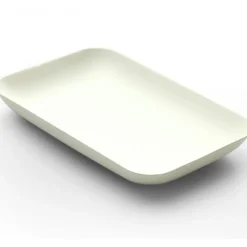 New Bagastro Suikerriet Bord Rechthoek 12x8x1,5cm 40st.