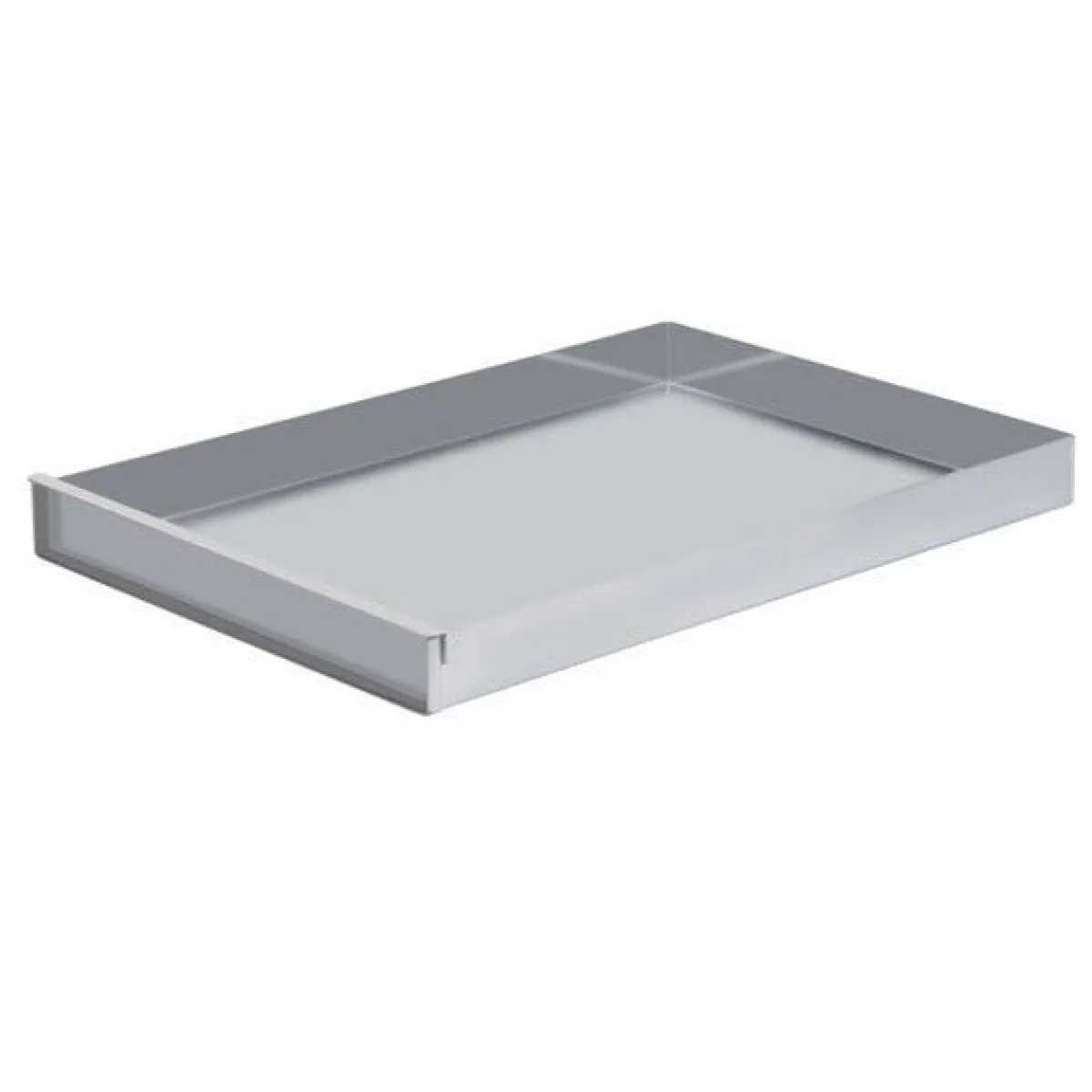 Sale Overig Bakplaat aluminium 3 randen (90º) - 58x40x5cm + Voorzetstuk