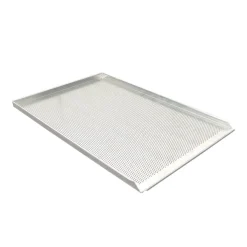 Online Overig Bakplaat Aluminium Geperforeerd 60x40cm (3 randen 90°)