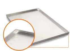 New Overig Bakplaat Aluminium 60x40cm (4 randen 90°)