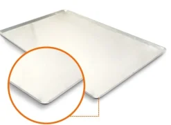 Sale Overig Bakplaat Aluminium 60x40cm (dichte hoeken 45°)