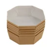 Sale Overig Bakvorm Karton Achthoek Bruin 13x13x4,5cm (per stuk)