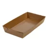 Discount Overig Bakvorm Karton Rechthoek Bruin 21x10x3,5cm (per stuk)
