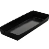 Outlet Overig Bakvorm Karton Rechthoek Zwart 22x8x2,8cm (per stuk)