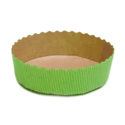 New Overig Bakvorm Karton Rond Ø10x3cm Groen (per stuk)