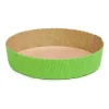 Outlet Overig Bakvorm Karton Rond Ø15,5x3,5cm Groen (per stuk)