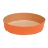 Online Overig Bakvorm Karton Rond Ø15,5x3,5cm Oranje (per stuk)
