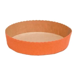 Online Overig Bakvorm Karton Rond Ø15,5x3,5cm Oranje (per stuk)