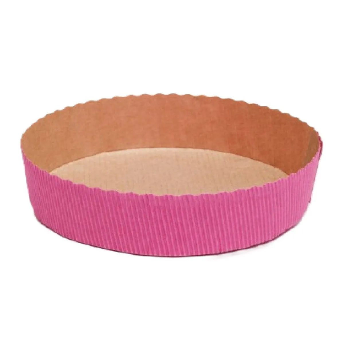 Discount Overig Bakvorm Karton Rond Ø15,5x3,5cm Roze (per stuk)