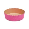 Overig Bakvorm Karton Rond Ø10x3cm Roze (per stuk)