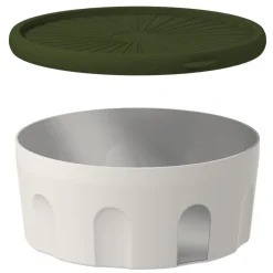 Clearance Biesse Bewaardoos Rond Luchtdicht Groen/Transparant 1,5L