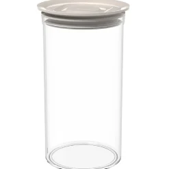 New Biesse Voorraadpot Rond Luchtdicht Grijs 1,75L