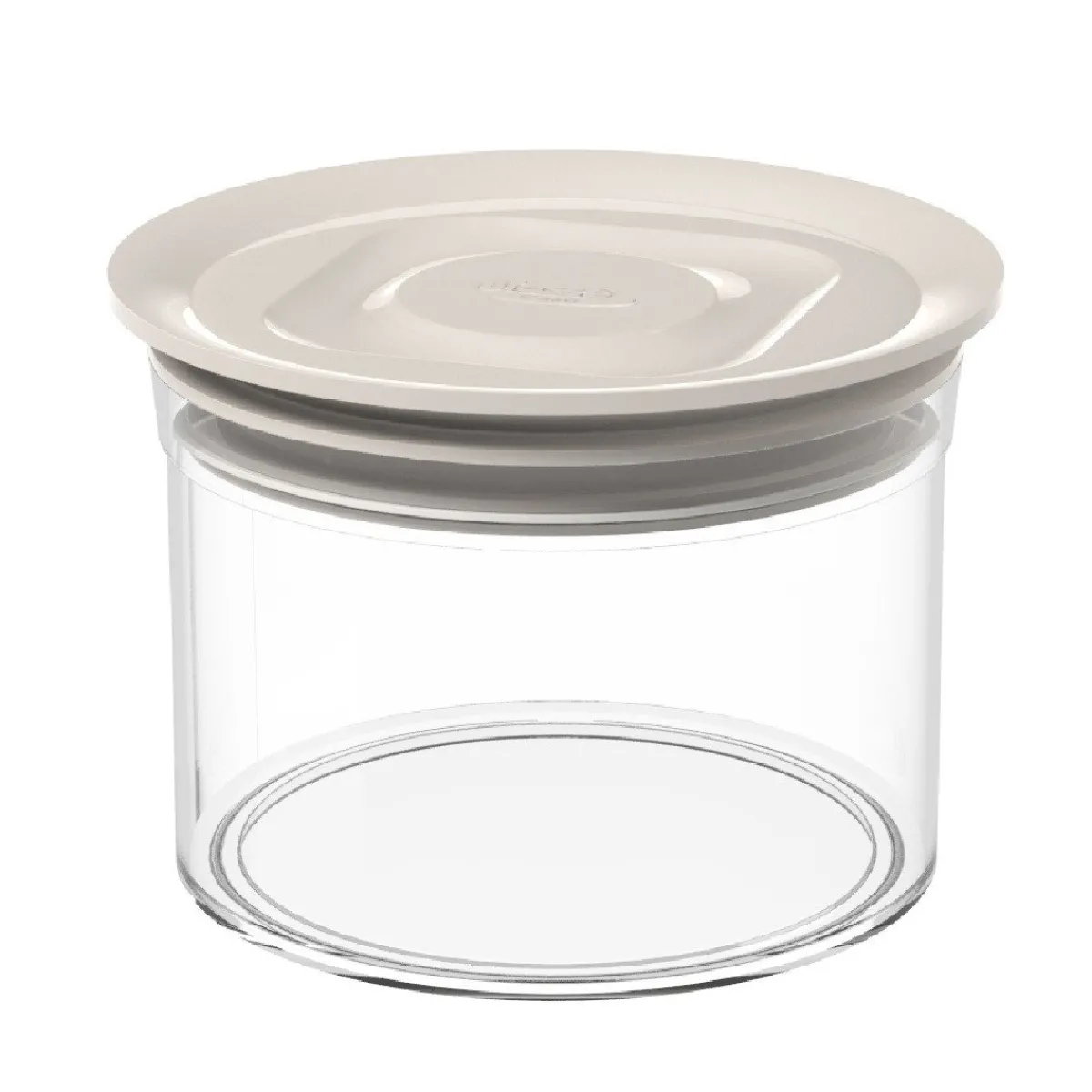 Discount Biesse Voorraadpot Rond Luchtdicht Grijs 0,5L