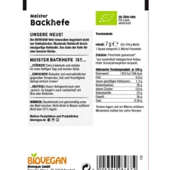 Online BioVegan Meesterbakkersgist Biologisch 3x7g