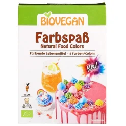Outlet BioVegan Natuurlijke Kleurpoeder Biologisch 6 kleuren (6x8g)