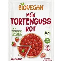 New BioVegan Taartgelei Rood Biologisch 2x7g