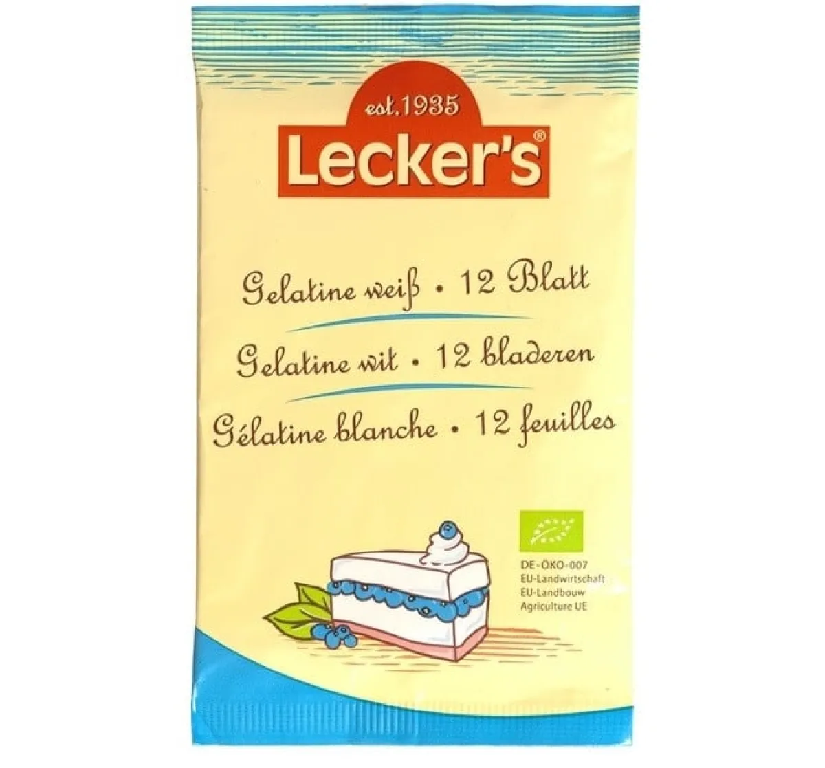 Hot Overig Bladgelatine Wit Biologisch 12st. (20g)