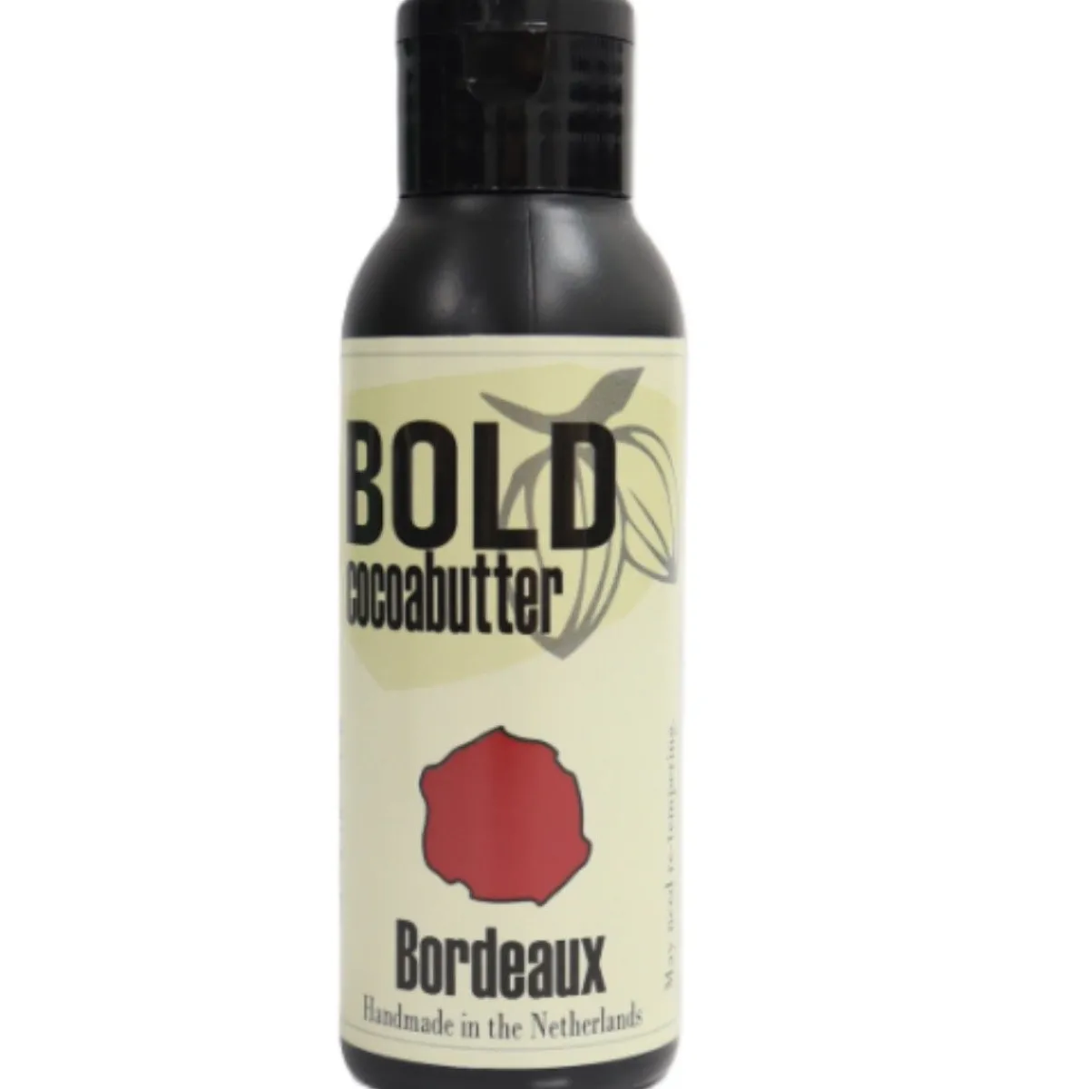 Outlet Bold Cacaoboter Gekleurd Bordeaux 80g