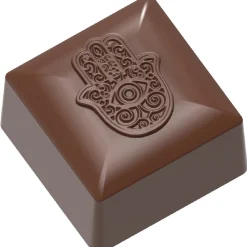Online Chocolate World Bonbonvorm Hand van Fatima (24x) 25x25x16mm