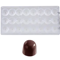 Online Chocolate World Bonbonvorm Kegel (24x) Ø29x25 mm