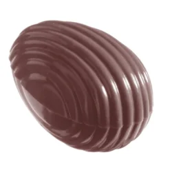 Chocolate World Bonbonvorm Gestreept Ei (32x) 32x22x11mm