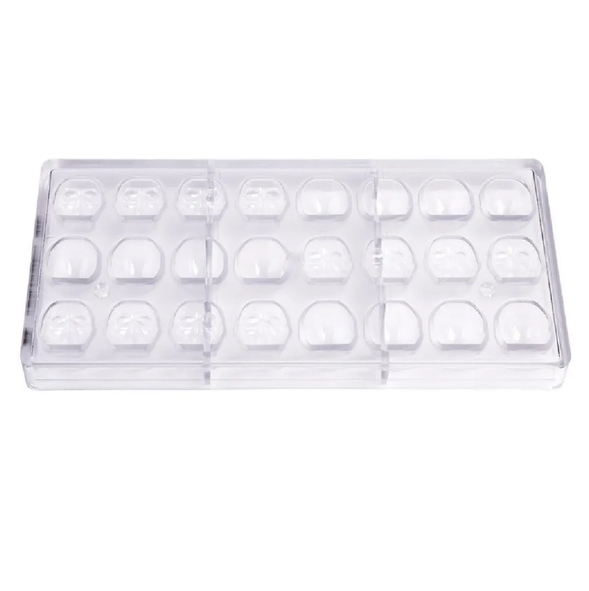 New Chocolate World Bonbonvorm Doodskop (24x) 26x19x27mm