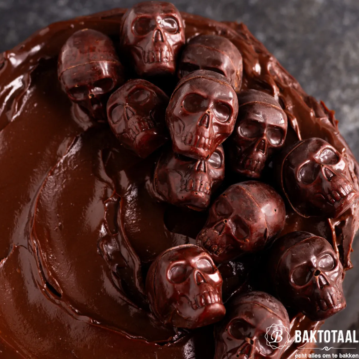 New Chocolate World Bonbonvorm Doodskop (24x) 26x19x27mm