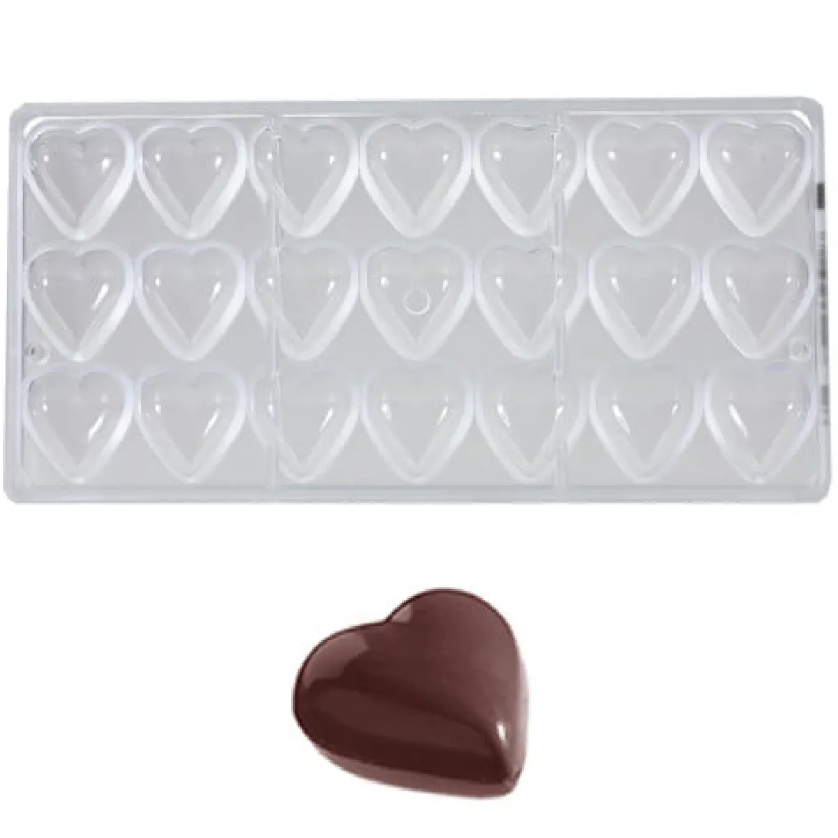Sale Chocolate World Bonbonvorm Hart (21x) 33x33x11 mm