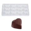 Hot Chocolate World Bonbonvorm Hartje Hoog (24x) 31x35x18mm