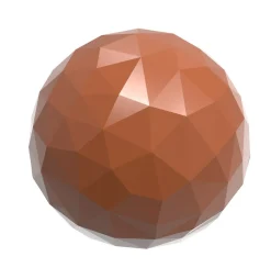 Clearance Chocolate World Bonbonvorm Bol Facet (24x) 25x12mm