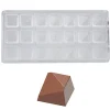 Best Chocolate World Bonbonvorm Diagonaal (21x) 28x28x17,5 mm**