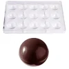 Clearance Chocolate World Bonbonvorm Halve Bol (15x) Ø38x19mm