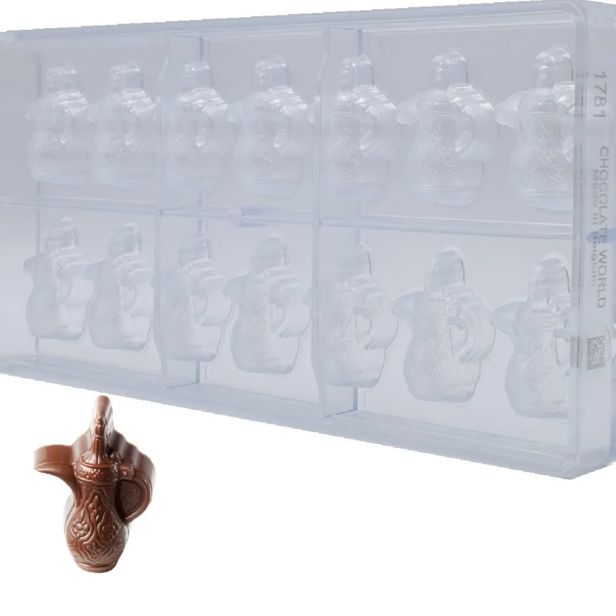 Chocolate World Bonbonvorm Theepot (14x) 42,5x31x18,5mm