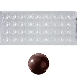 Discount Chocolate World Bonbonvorm Bol (40x) Ø20 mm**