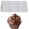 Chocolate World Bonbonvorm Cupcake (9) 32x18mm