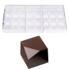 New Chocolate World Bonbonvorm Kubus Forgey (24x) 23x20mm