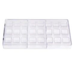 New Chocolate World Bonbonvorm Kubus Forgey (24x) 23x20mm