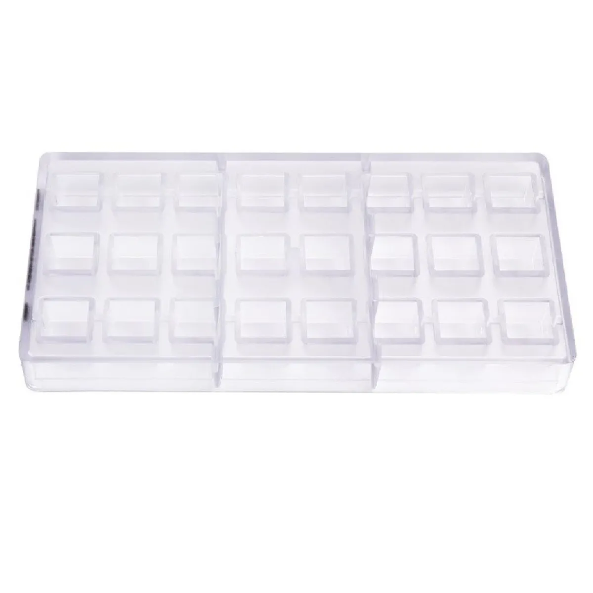 New Chocolate World Bonbonvorm Kubus Forgey (24x) 23x20mm